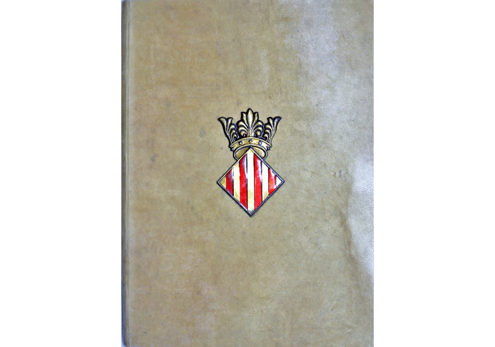 Consolat de mar-manuscrito iluminado códice-libro facsímil-Vicent García Editores-10 Portada manuscrito.